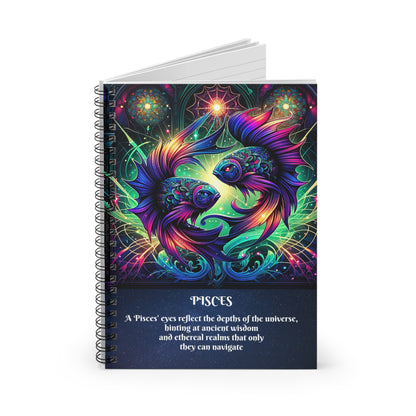 PISCES Spiral Notebook - Ruled Line
