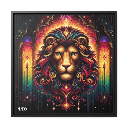 LEO Matte Canvas, Black Frame
