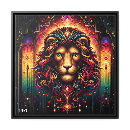 LEO Matte Canvas, Black Frame