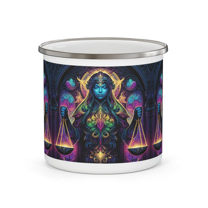 LIBRA Enamel Camping Mug