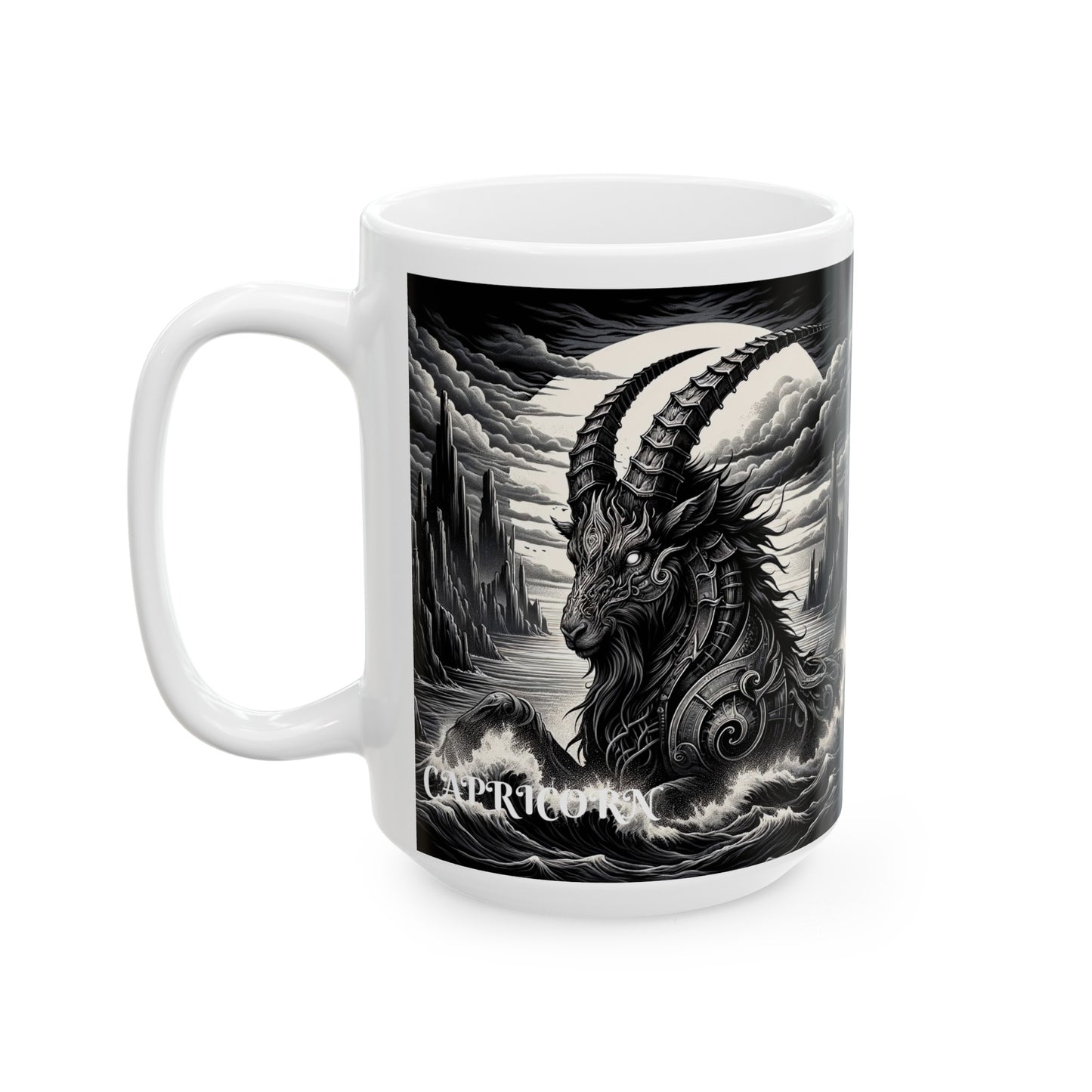 CAPRICORN GOTHIC Ceramic Mug, (11oz, 15oz)