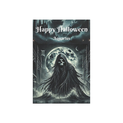 Happy Halloween Garden & House Banner - Aquarius