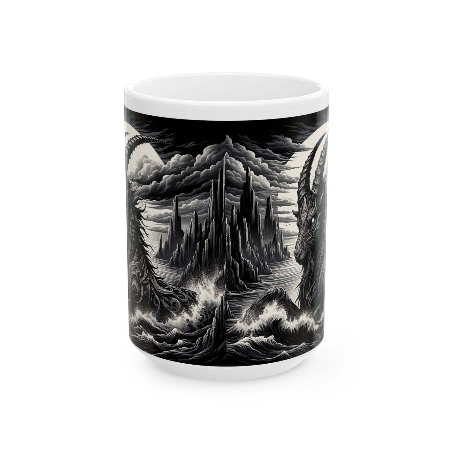CAPRICORN GOTHIC Ceramic Mug, (11oz, 15oz)