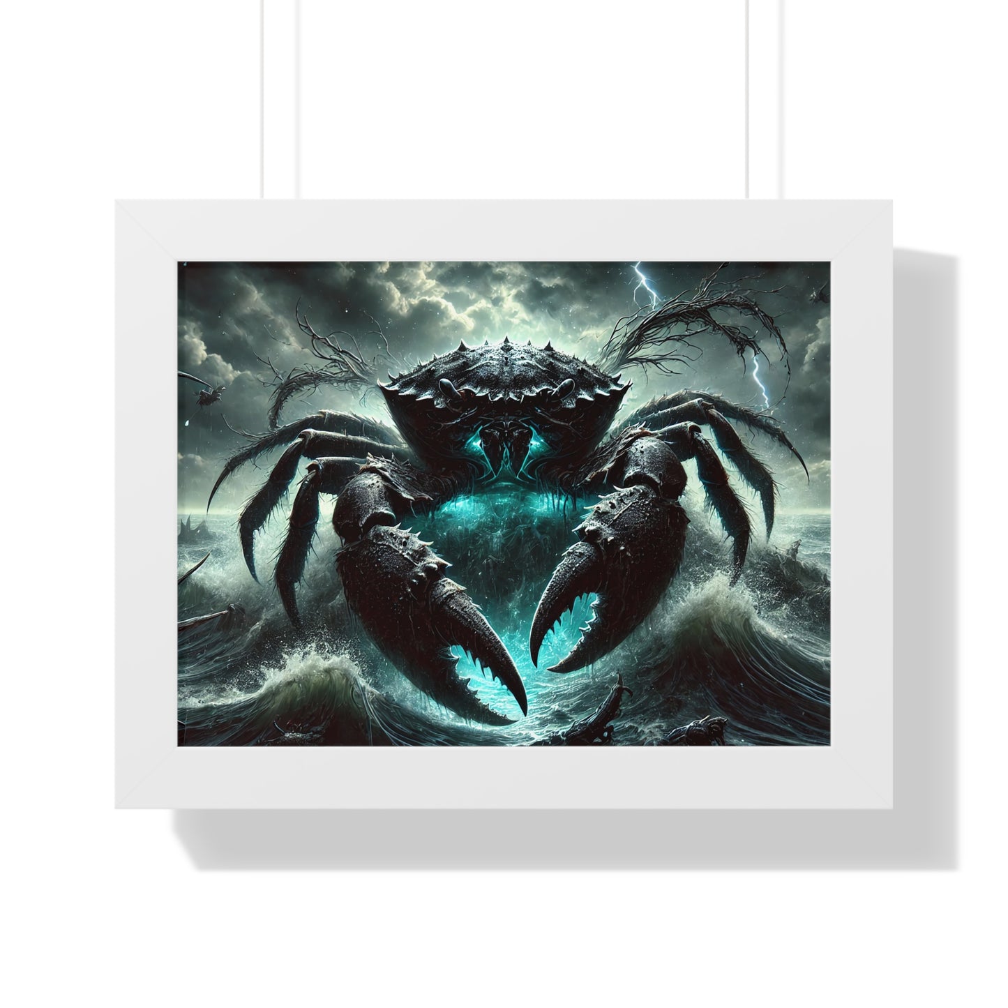 Happy Halloween Framed Horizontal Poster Cancer