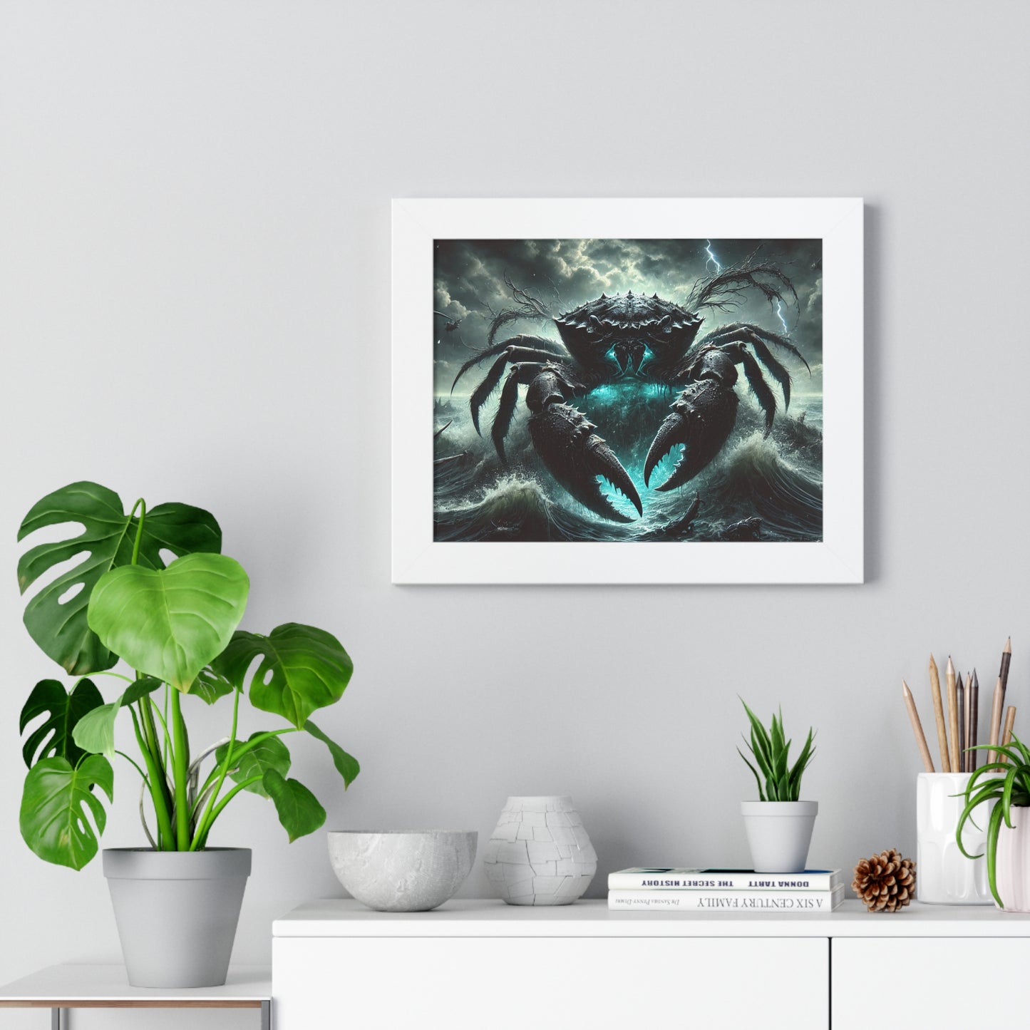 Happy Halloween Framed Horizontal Poster Cancer
