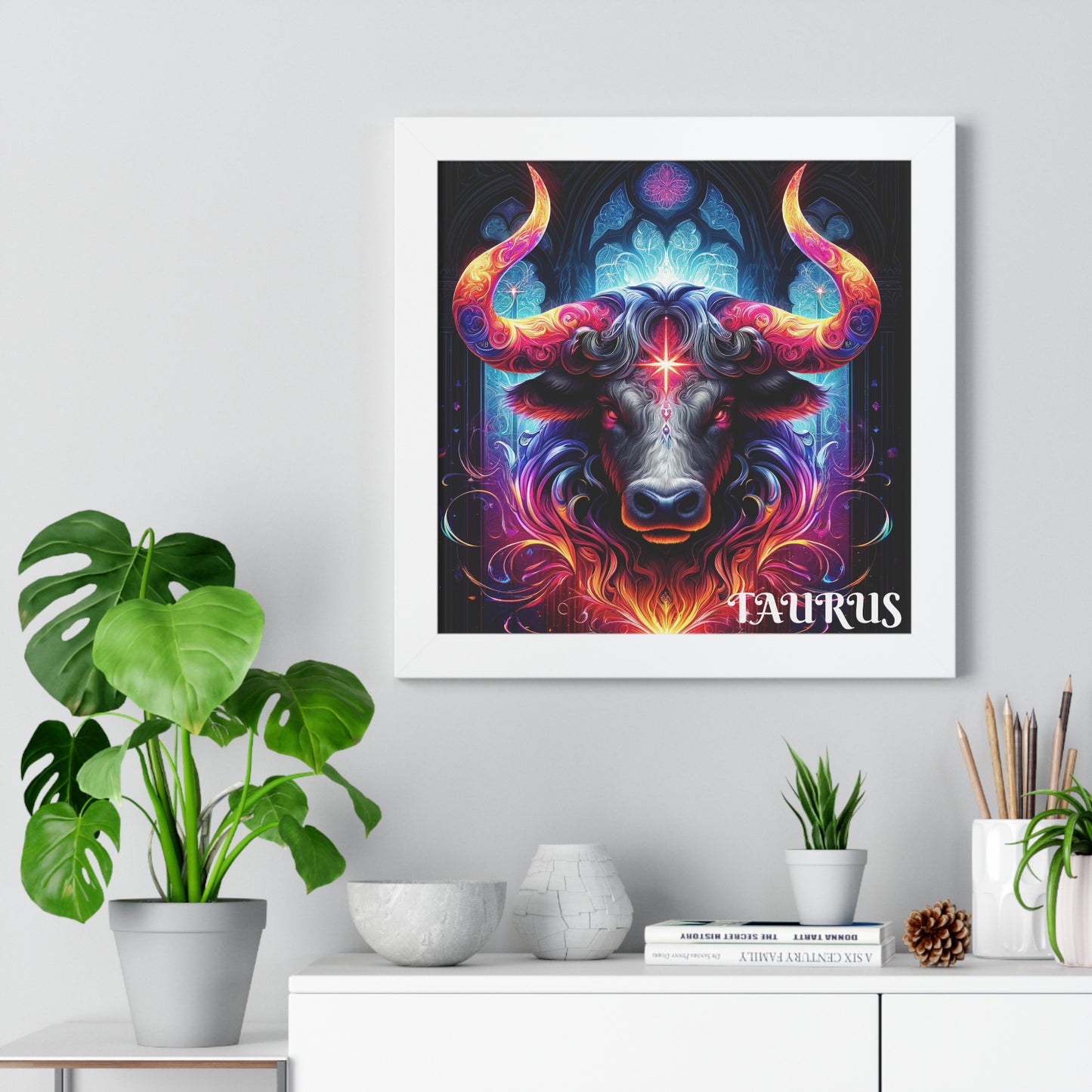 Taurus Framed Vertical Poster
