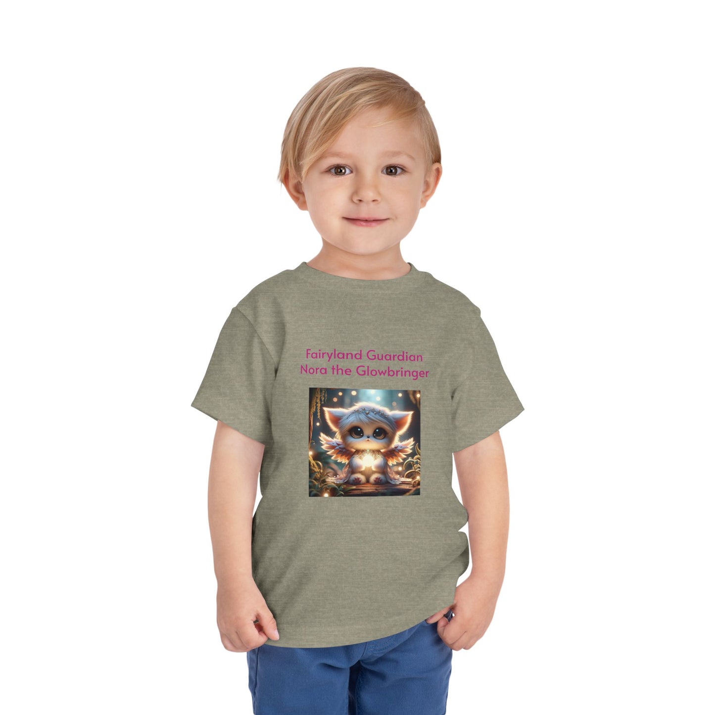 Toddler Short Sleeve Tee Nora the Glowbringer