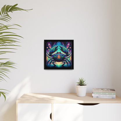 ZODIAC SIGN Matte Canvas, Black Frame