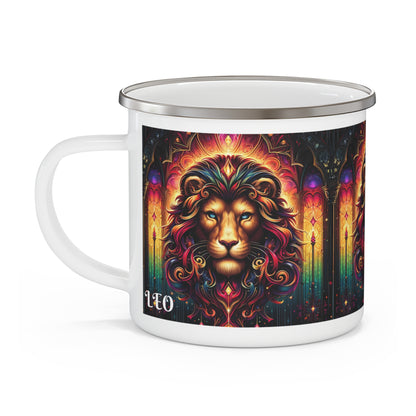 LEO Enamel Camping Mug