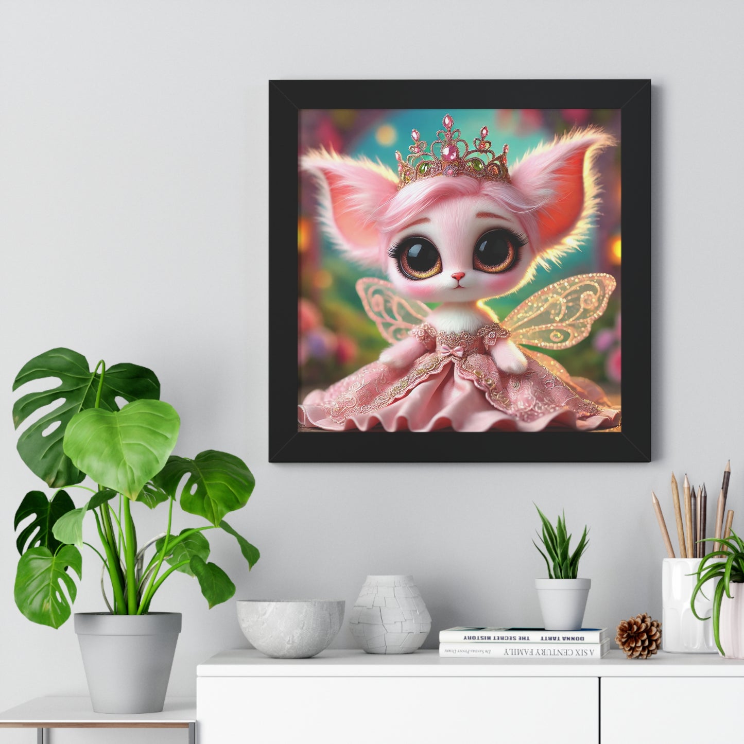 Framed Vertical Poster Laura the Princess Fairyland Guardian