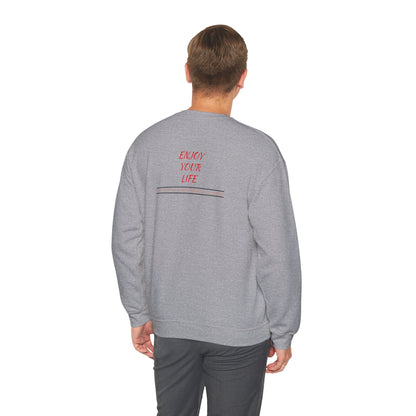Unisex Heavy Blend™ Crewneck Sweatshirt ENJOY YOUR LIFE
