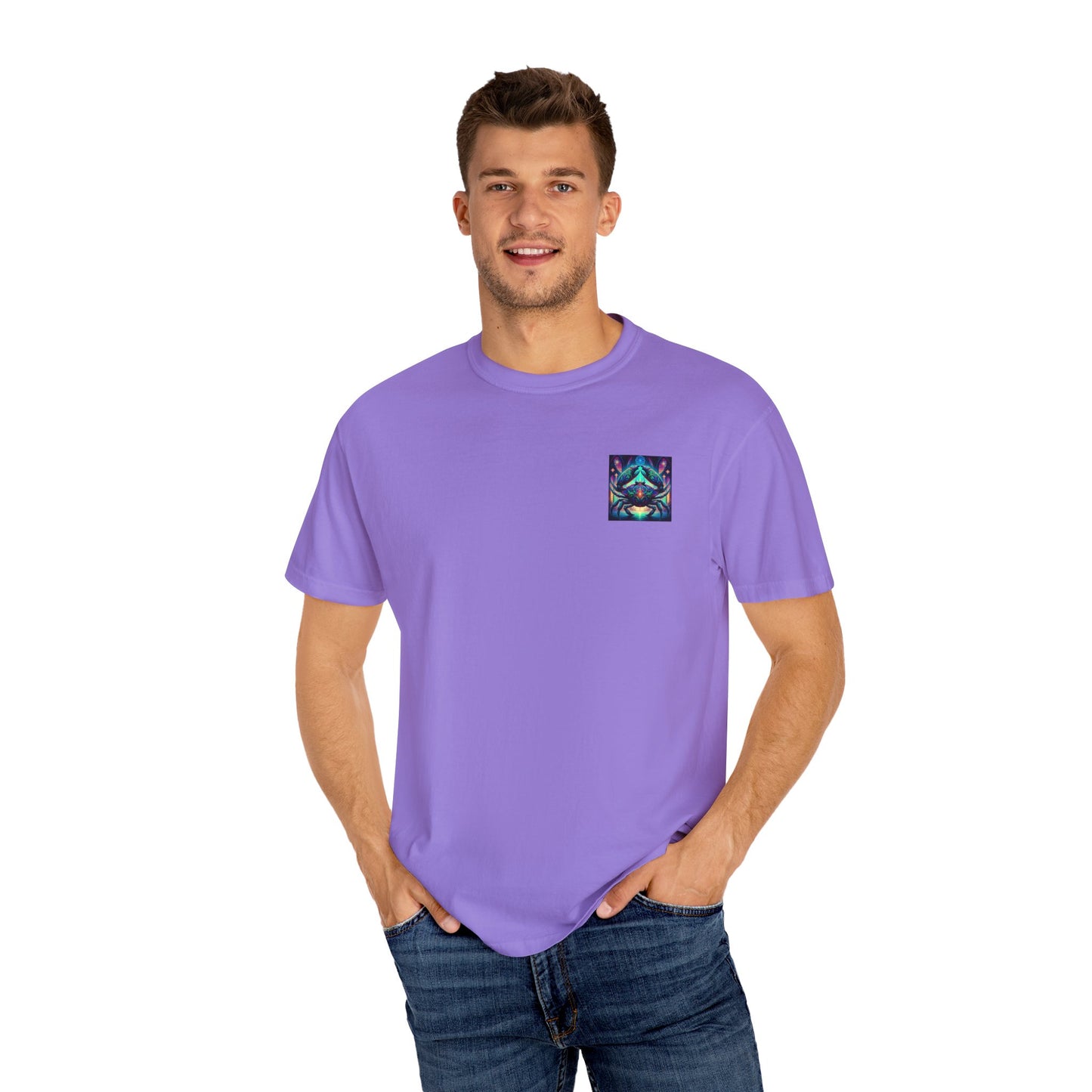 ZODIAC SIGN CANCER Unisex Garment-Dyed T-shirt