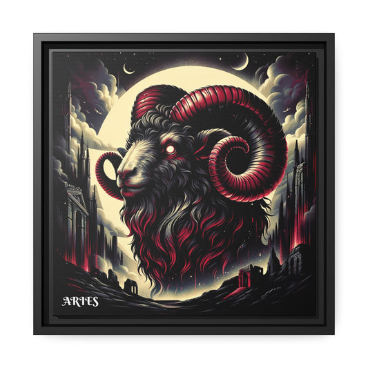 ARIES Matte Canvas, Black Frame