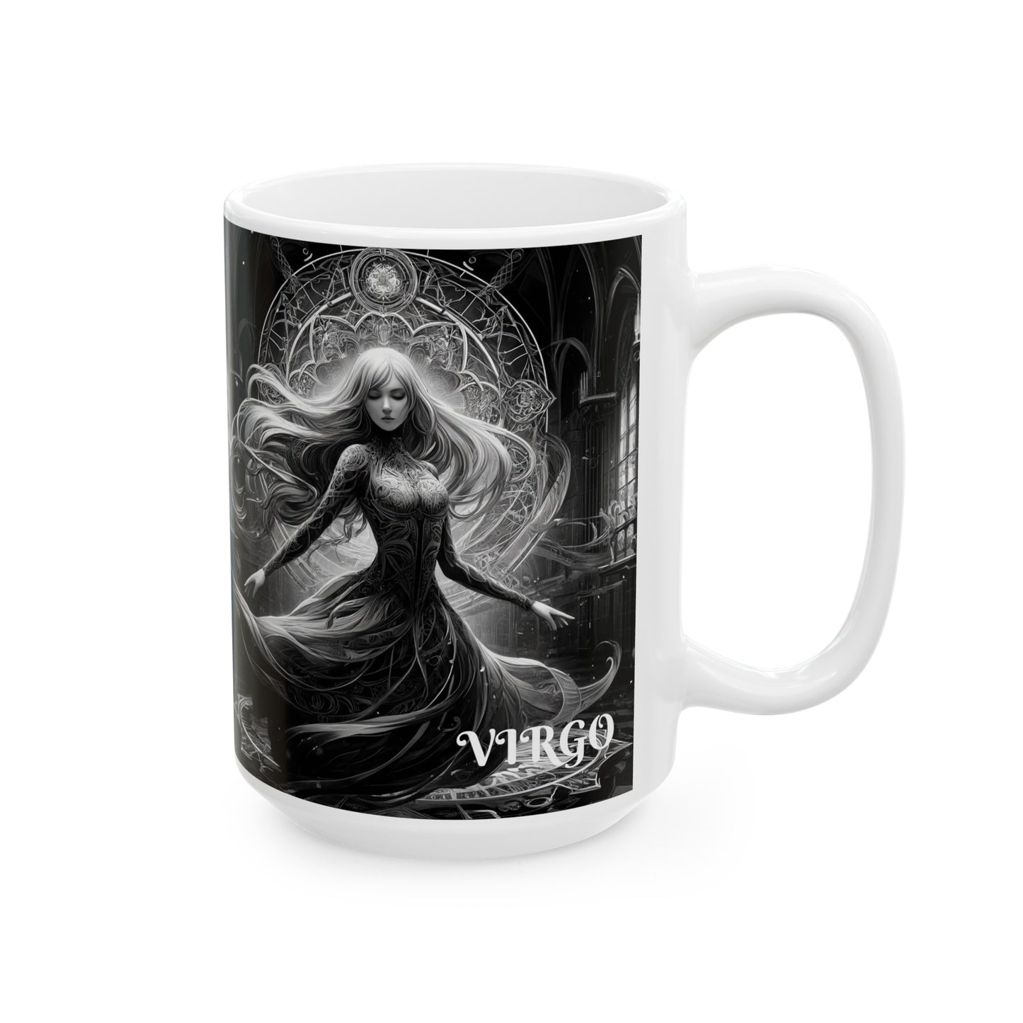 VIRGO GOTHIC Ceramic Mug, (11oz, 15oz)