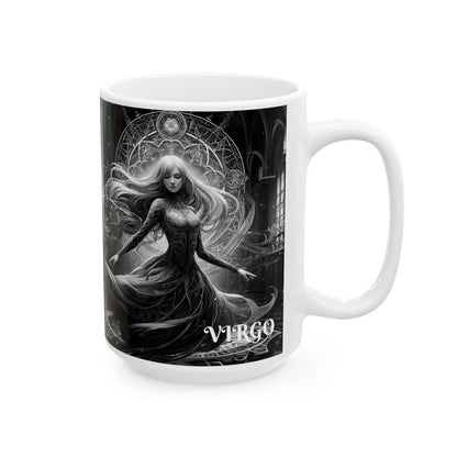VIRGO GOTHIC Ceramic Mug, (11oz, 15oz)