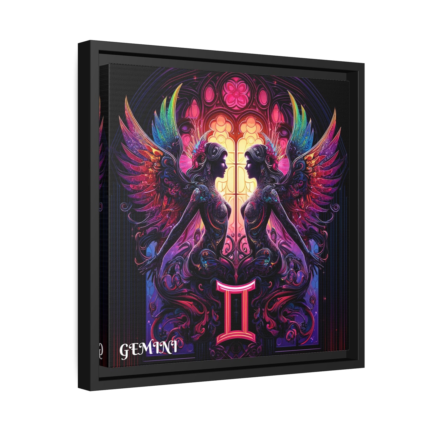 GEMINI Matte Canvas, Black Frame