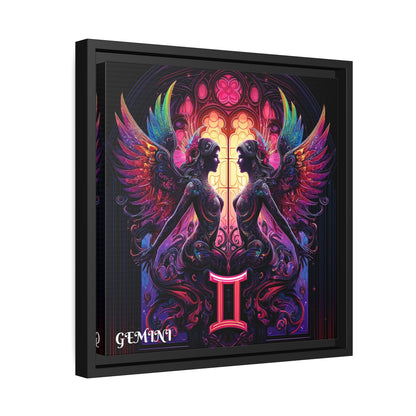 GEMINI Matte Canvas, Black Frame