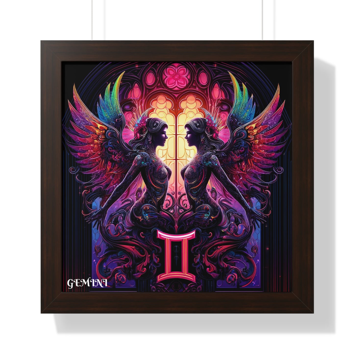 GEMINI Framed Vertical Poster