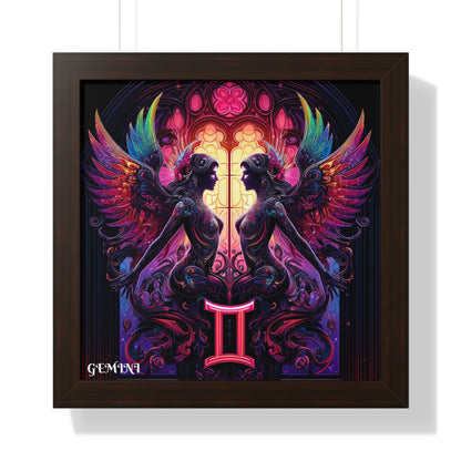 GEMINI Framed Vertical Poster