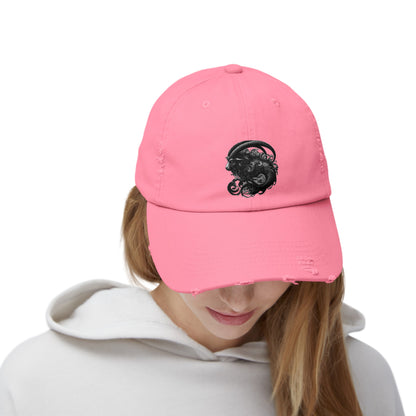 CAPRICORN Unisex Distressed Cap