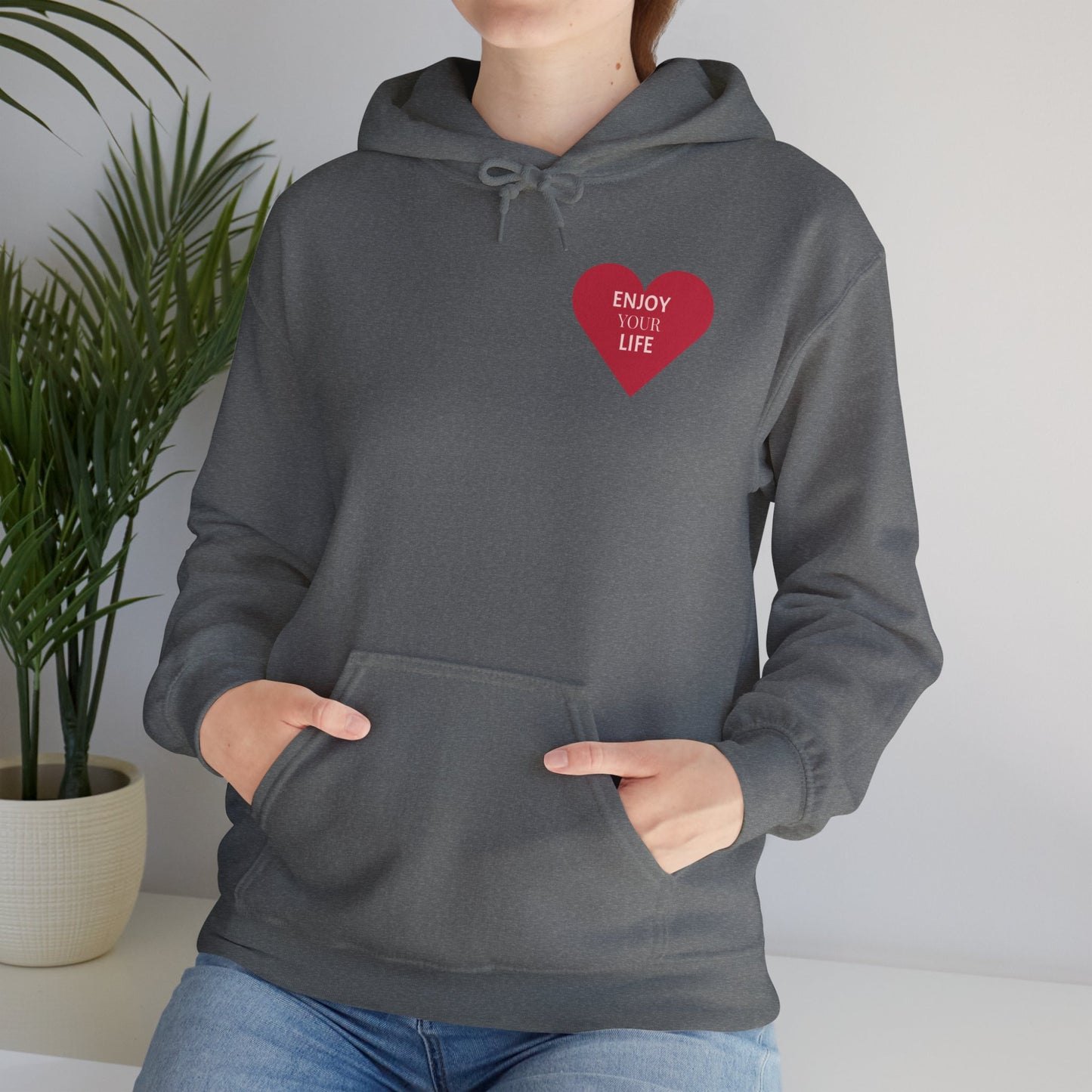 Unisex Heavy Blend™ Hooded Sweatshirt ENJOY YOUR LIVE
