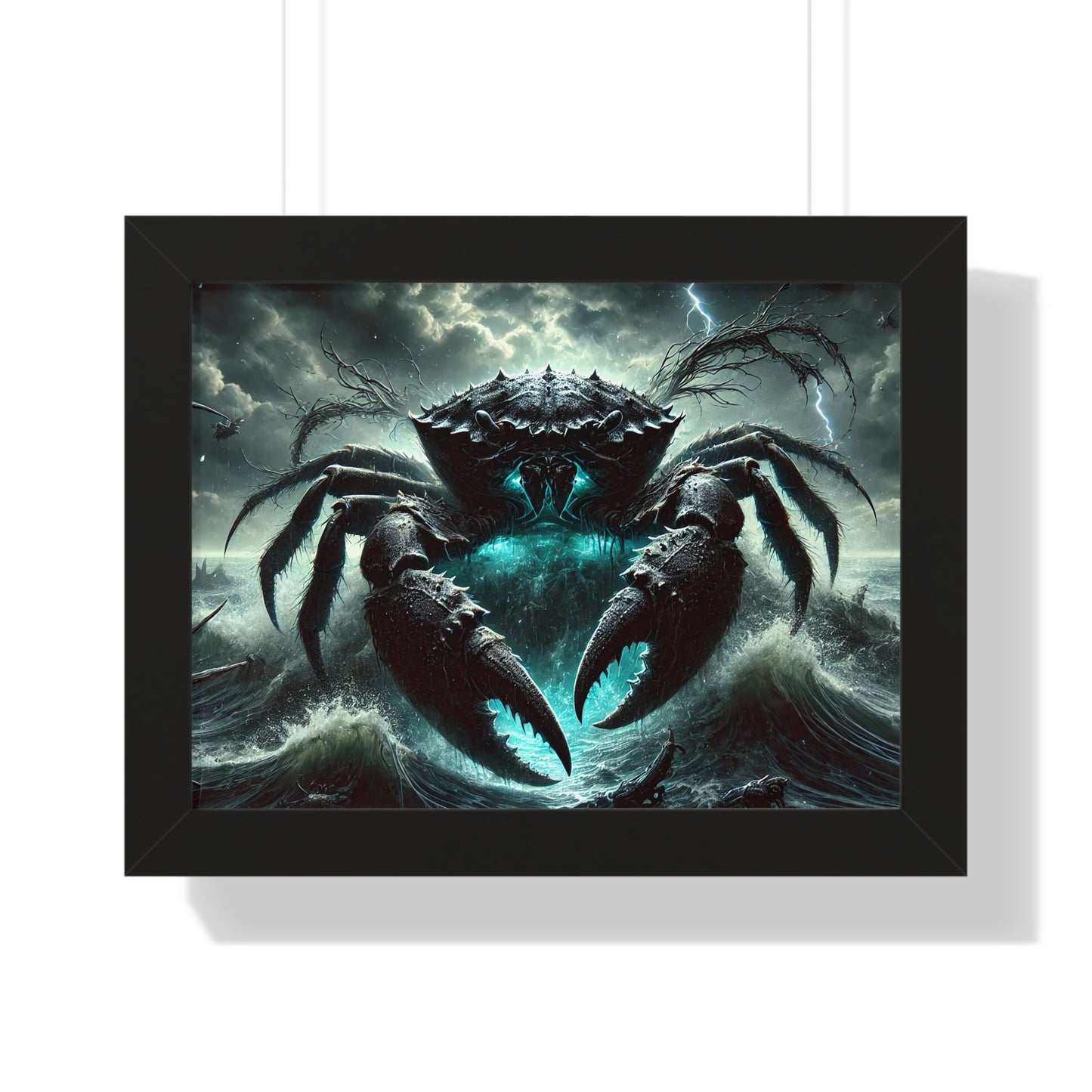 Happy Halloween Framed Horizontal Poster Cancer