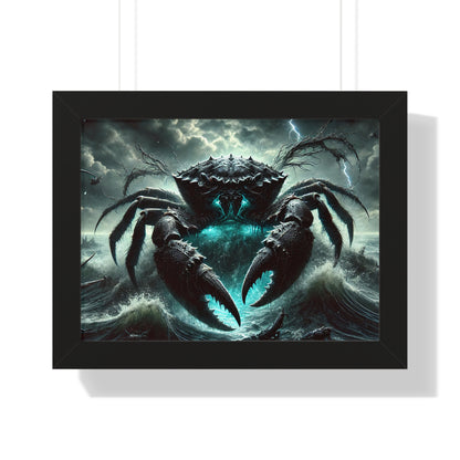Happy Halloween Framed Horizontal Poster Cancer