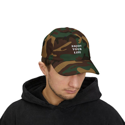 Classic Cap Enjoy Your Life White