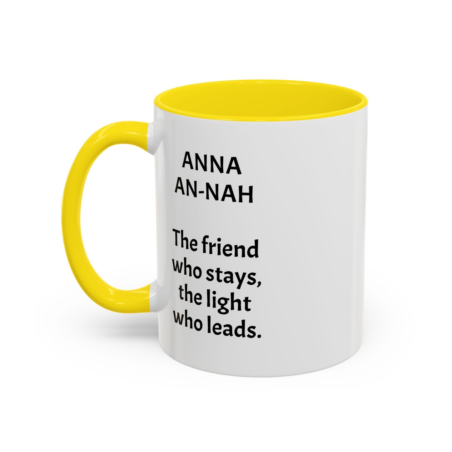 Mystical ANNA Name Mug – Witchy Quote Mugs – “She Walks Between Worlds” & “The Friend Who Stays”