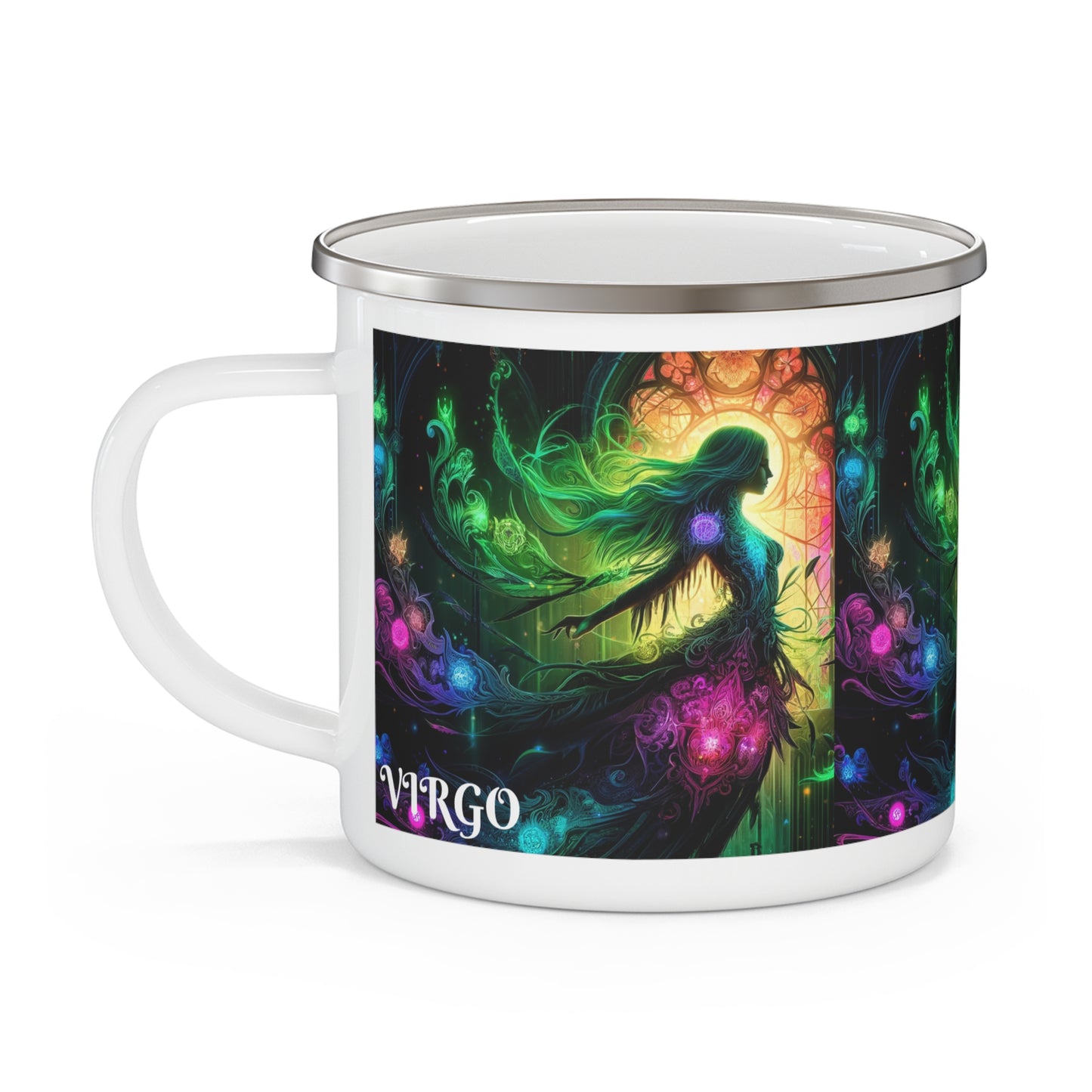 VIRGO Enamel Camping Mug