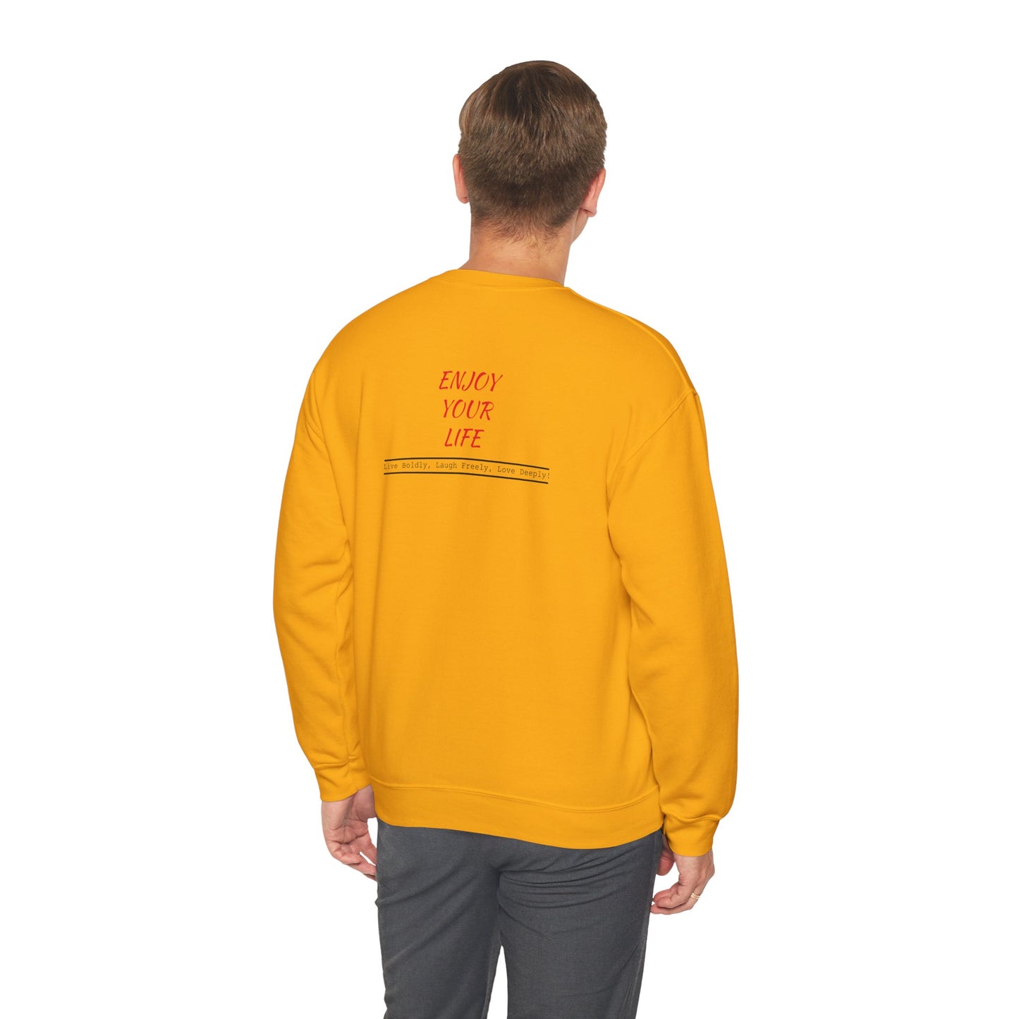Unisex Heavy Blend™ Crewneck Sweatshirt ENJOY YOUR LIFE