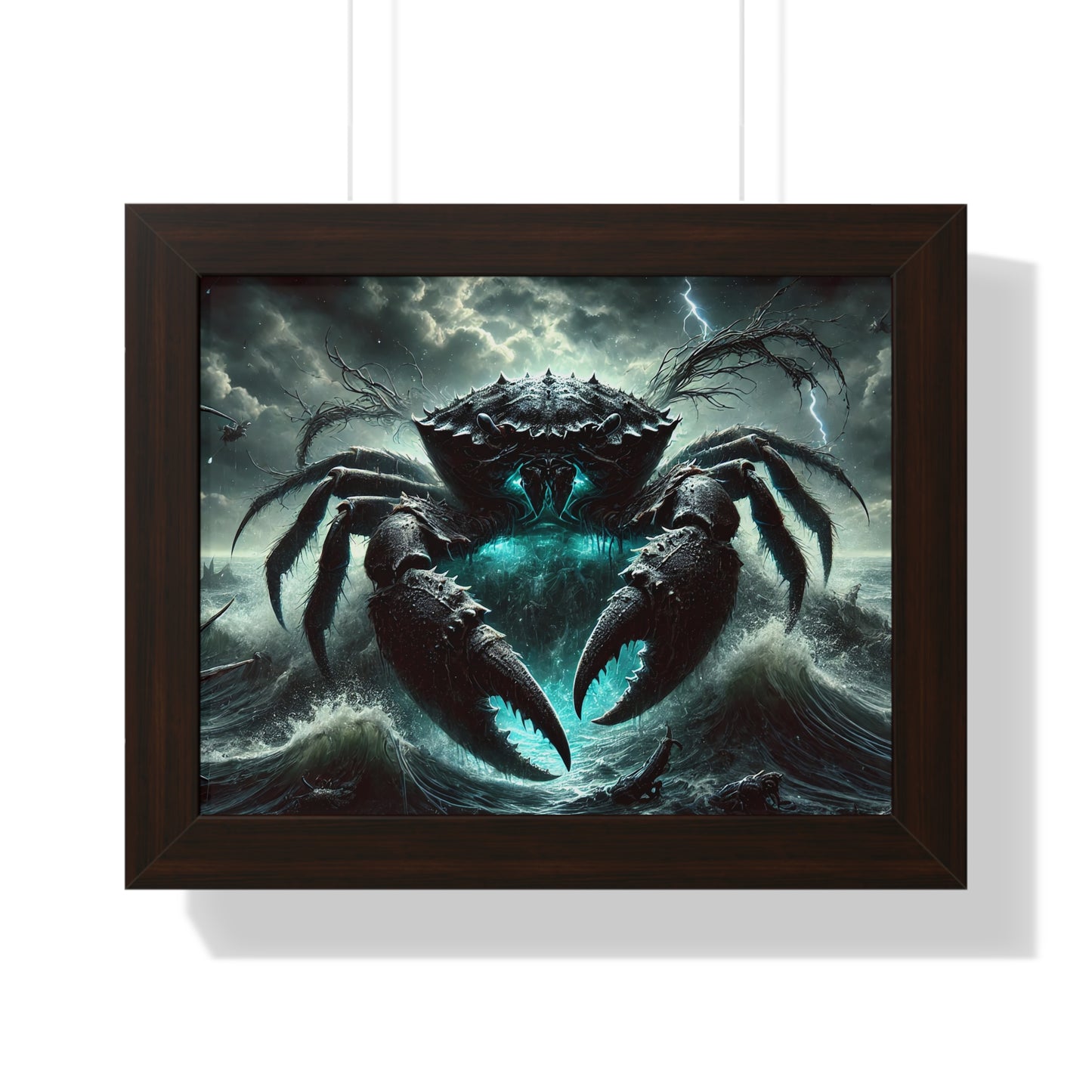 Happy Halloween Framed Horizontal Poster Cancer