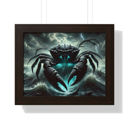 Happy Halloween Framed Horizontal Poster Cancer