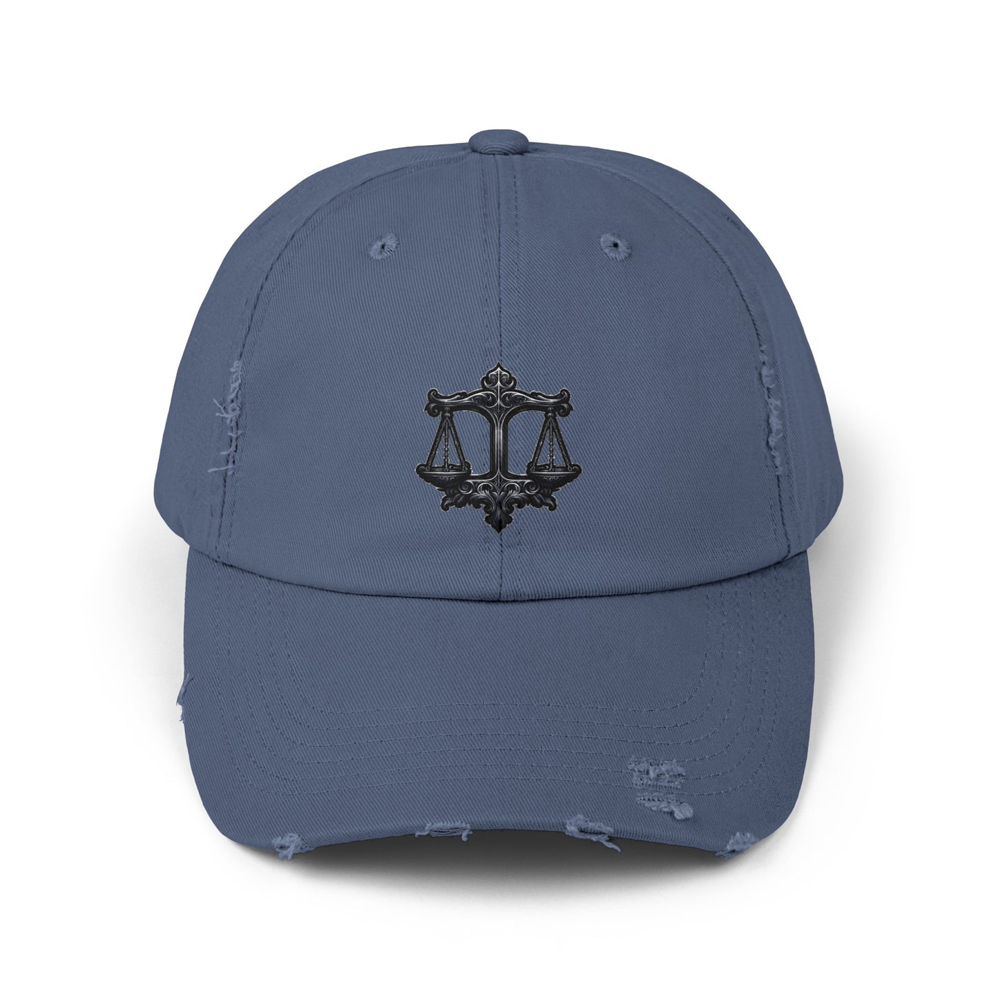 LIBRA Unisex Distressed Cap