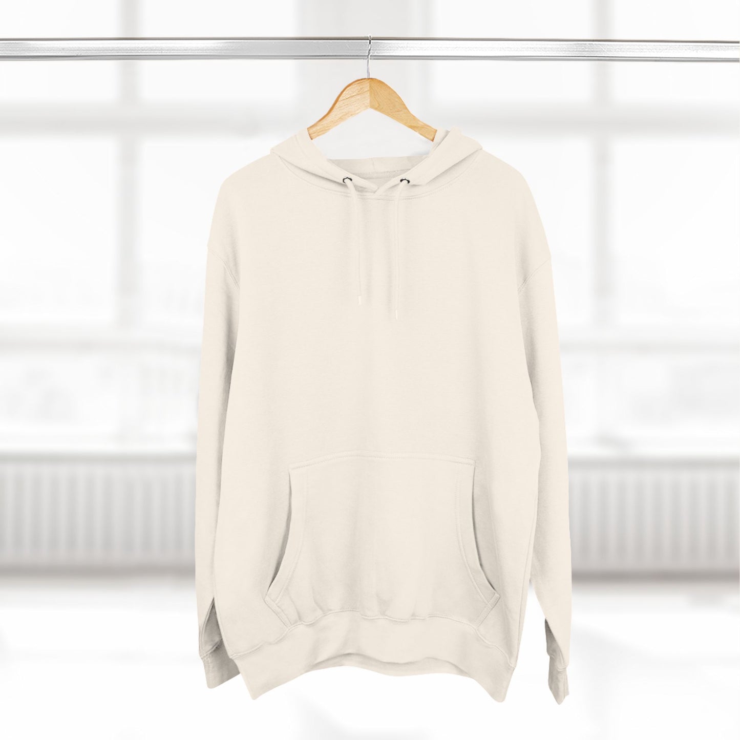 Three-Panel Fleece Hoodie Enjoy Your Life