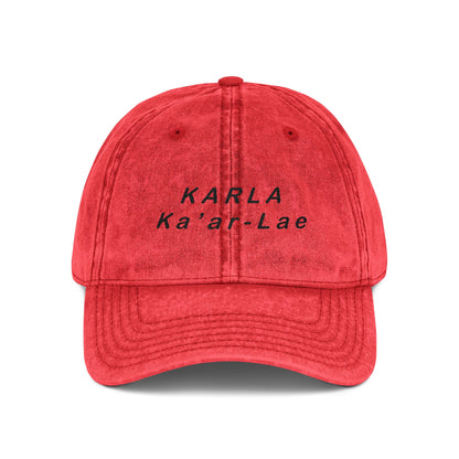 KARLA — Vintage Witch’s Cap “Guardian of Bound Flame | Veil of Harmony”