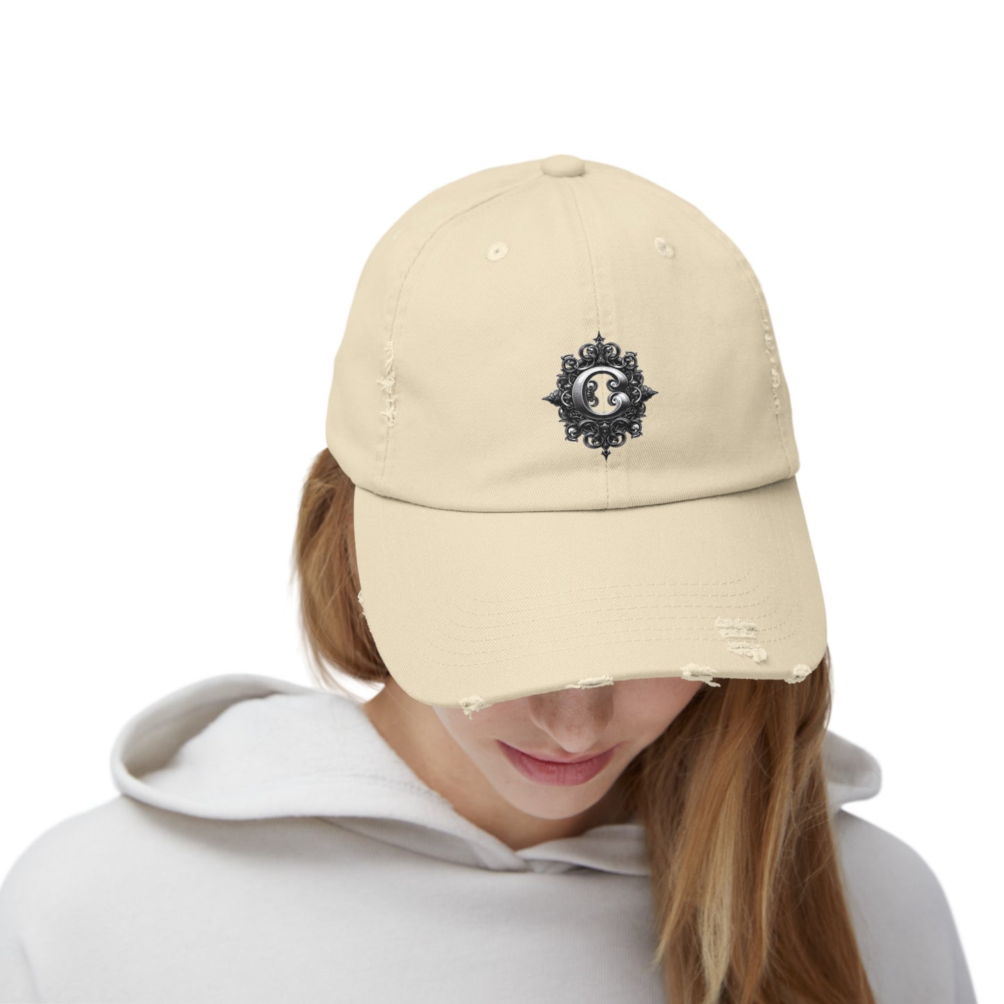 ZODIAC SIGN CANCER Unisex Distressed Cap