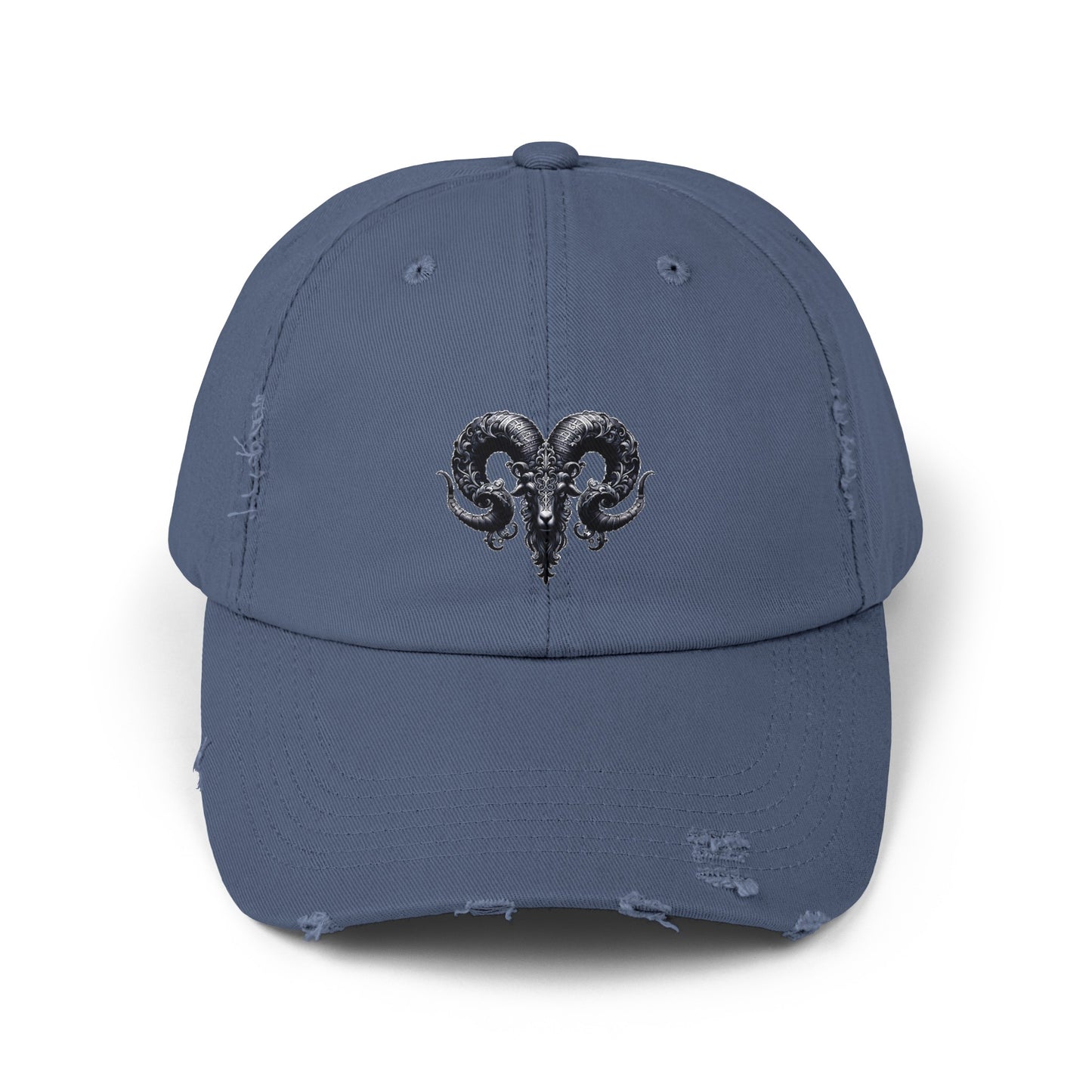 ARIES Unisex Distressed Cap