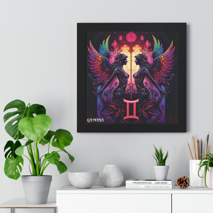 GEMINI Framed Vertical Poster