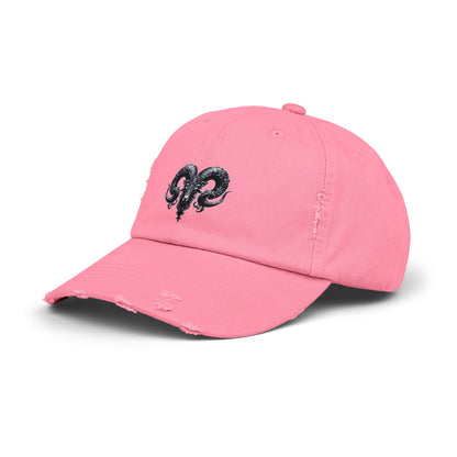 ARIES Unisex Distressed Cap