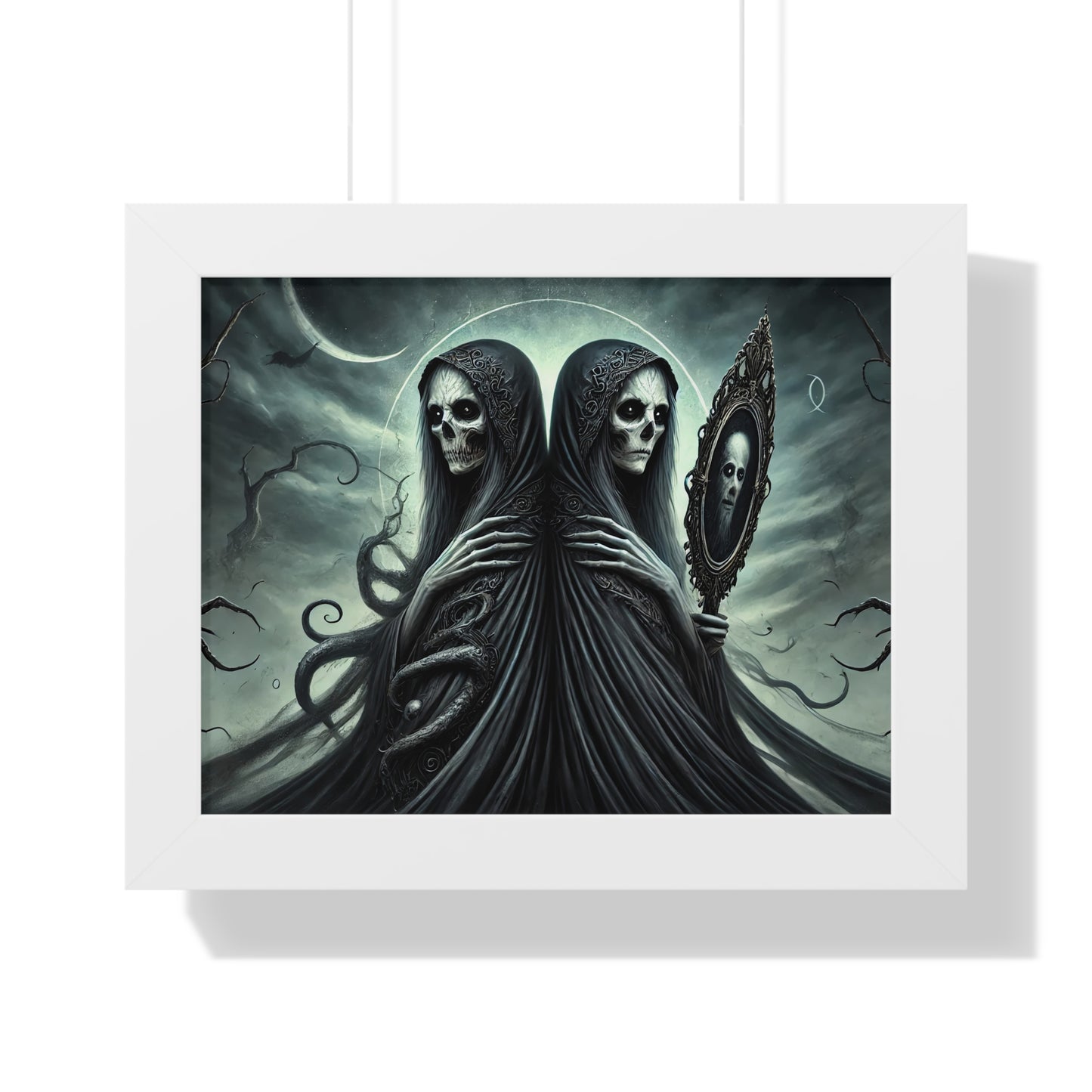 Happy Halloween Framed Horizontal Poster Gemini