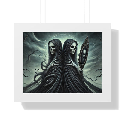 Happy Halloween Framed Horizontal Poster Gemini
