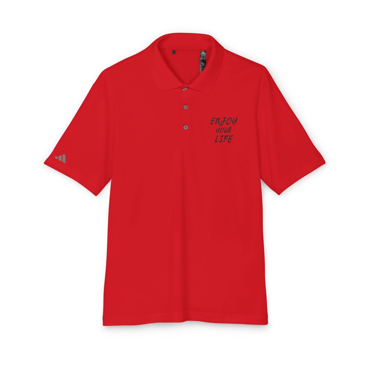 adidas Unisex Performance Polo ENJOY YOUR LIFE