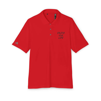 adidas Unisex Performance Polo ENJOY YOUR LIFE