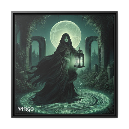 VIRGO Matte Canvas, Black Frame