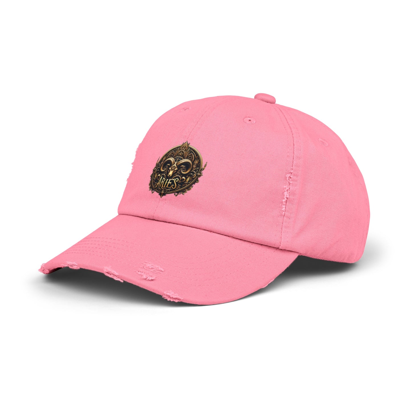 ARIES Unisex Distressed Cap