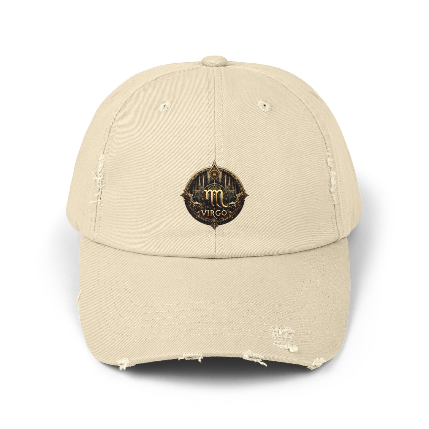 VIRGO Unisex Distressed Cap