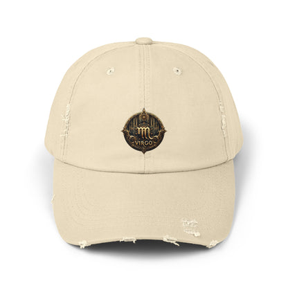 VIRGO Unisex Distressed Cap