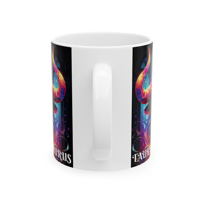 TAURUS Ceramic Mug, (11oz, 15oz)