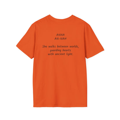 Mystical ANNA Name T-Shirt – Guardian of Light Edition. Spiritual Quote T-Shirt, Gift for Her, Affirmation Clothing, Unique Graphic Tee, Inspirational Apparel, Casual Style